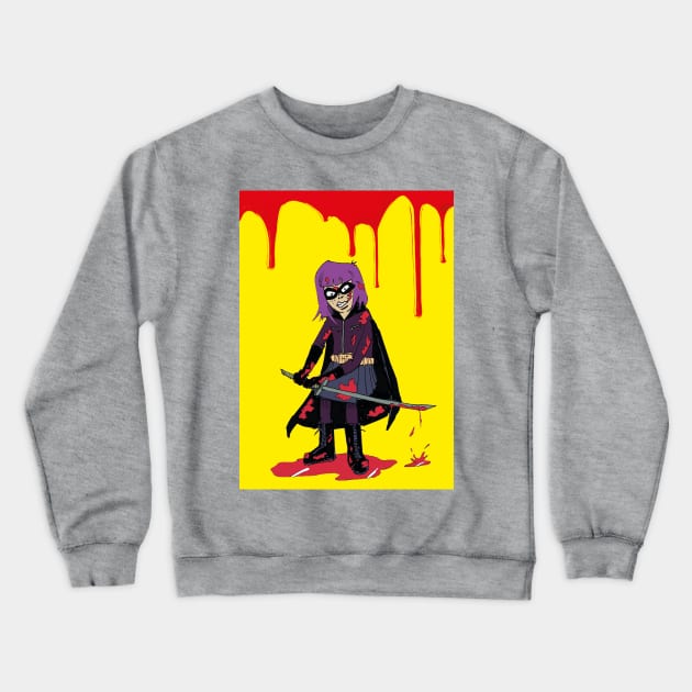 Hit Girl Crewneck Sweatshirt by MattyHComics